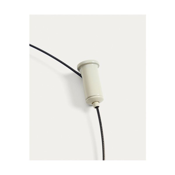 Světle šedé LED stmívatelné závěsné svítidlo s kovovým stínidlem Porte – Kave Home-image-3