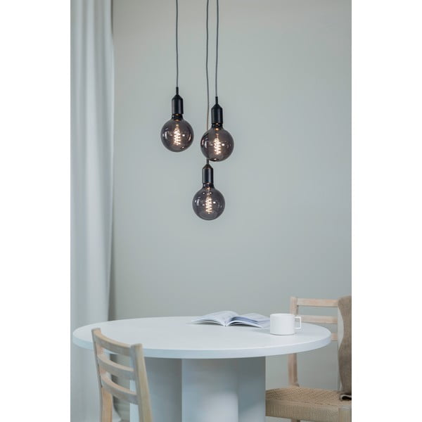 Černé závěsné svítidlo 25x25 cm Bronx - Markslöjd-image-1