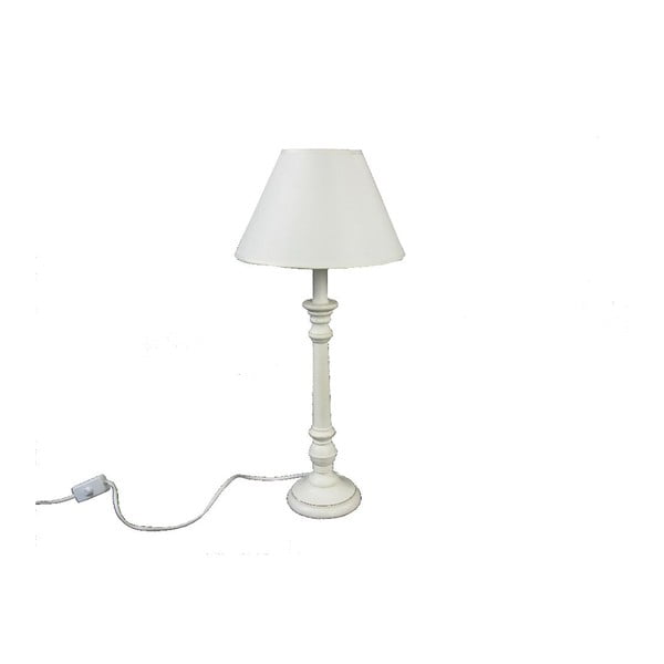 Stolní lampa Wood White, 41,5 cm