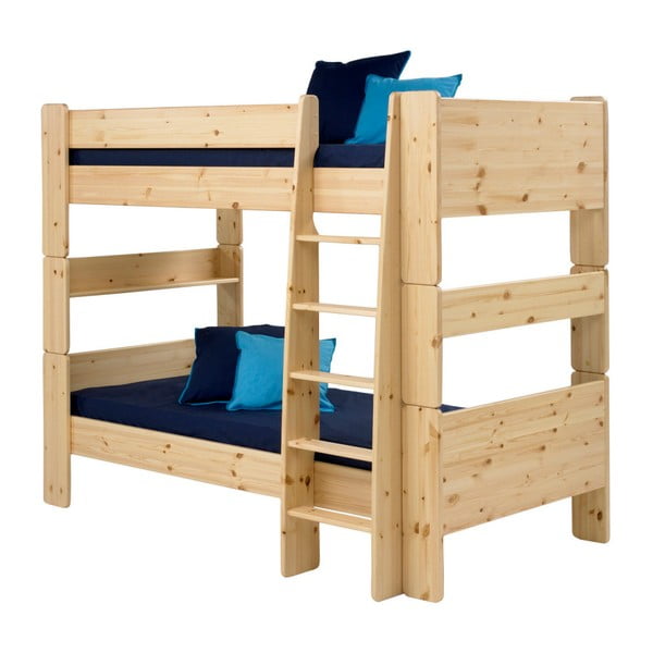 Dřevěná patrová postel 13Casa Kids, 90 x 200 cm