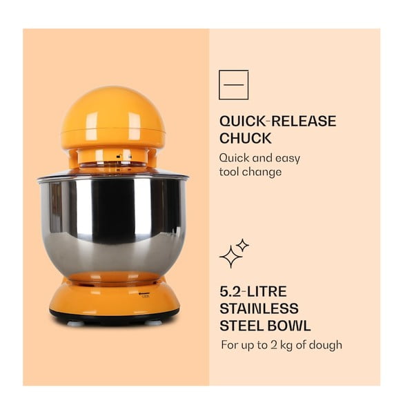 Oranžový kuchyňský robot Klarstein Bella-image-2