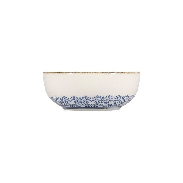 Bílá/modrá porcelánová polévková miska 710 ml Azul – BonBistro-image-3