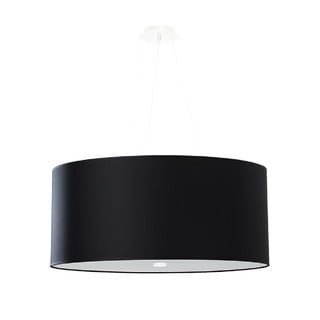 Černé závěsné svítidlo se skleněným stínidlem ø 60 cm Volta – Nice Lamps