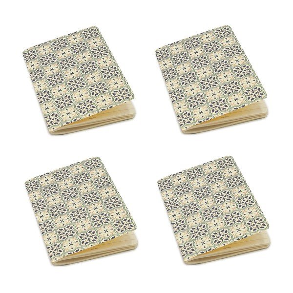 Sešity v sadě 4 ks 192 stránek formát A6 Quadrilobe – Kartos-image-1