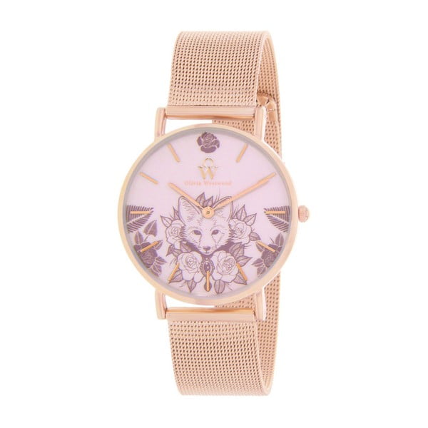 Dámské hodinky s řemínkem ve světle růžové barvě Olivia Westwood Meja
