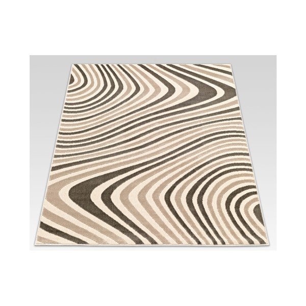 Koberec Webtappeti Reflex Brown Stripes, 290 x 200 cm