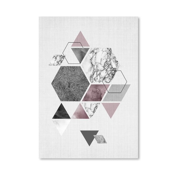 Plakát Geometric Hexagons