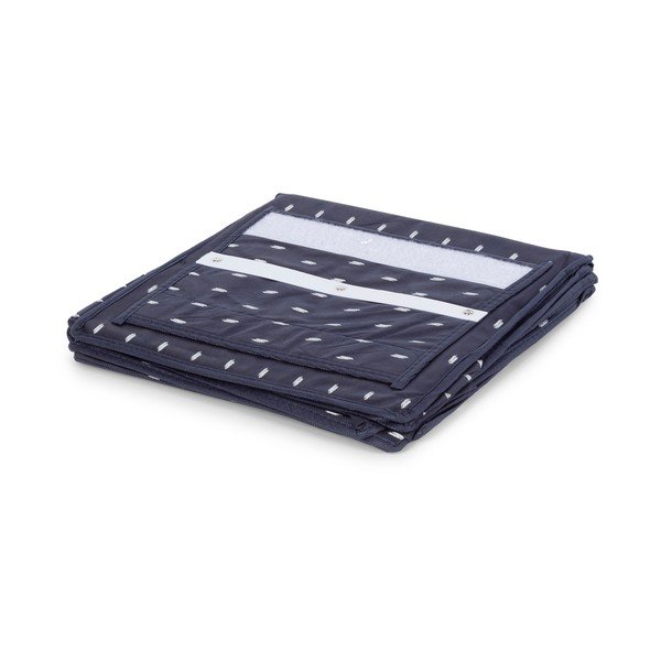 Tmavě modrý závěsný organizér s 6 přihrádkami Compactor Kasuri Range, šířka 30 cm-image-3