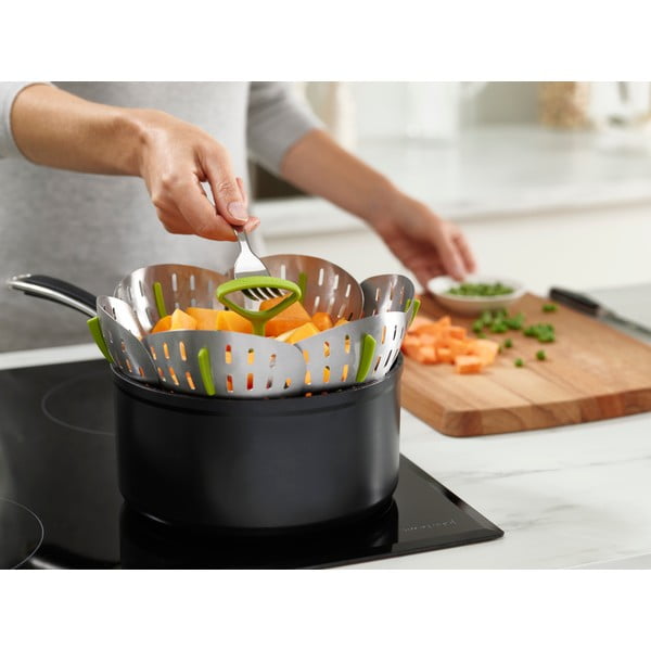 Napařovač z nerezové oceli Joseph Joseph Bloom Steel-image-1