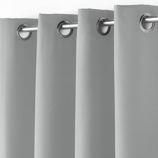 Šedý závěs 140x180 cm Essentiel – douceur d'intérieur-image-1