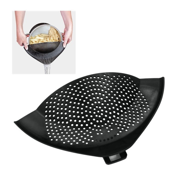 Cedník na těstoviny na hrnec Metaltex Clip On, 28 x 13 cm-image-1