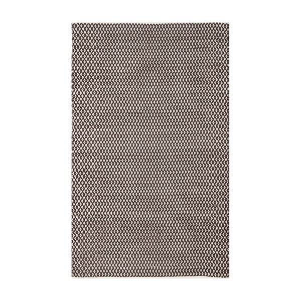 Hnědý bavlněný koberec Safavieh Nantucket, 243 x 152 cm