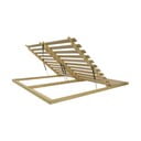 Nepolohovatelný/výklopný laťkový rošt 200x200 cm Masiv Partner Lux – Materasso