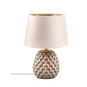 Béžová stolní lampa (výška 27 cm) Ariana – Trio