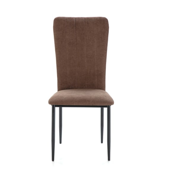 Hnědé jídelní židle v sadě 4 ks Holly – Marckeric-image-4