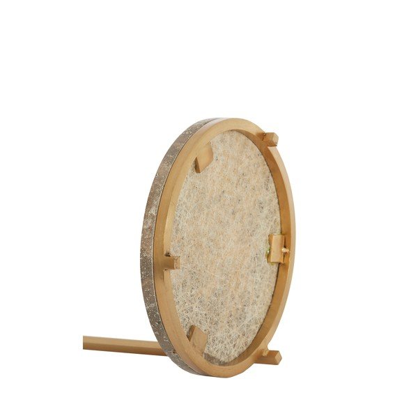 Kulatý odkládací stolek s mramorovou deskou  ø 26 cm Leda – Light & Living-image-4