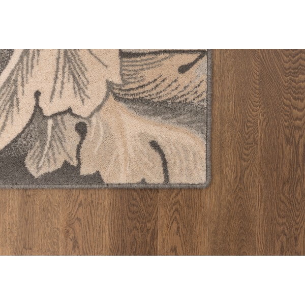 Šedo-béžový vlněný koberec 200x300 cm Thea anthracite – Agnella-image-3