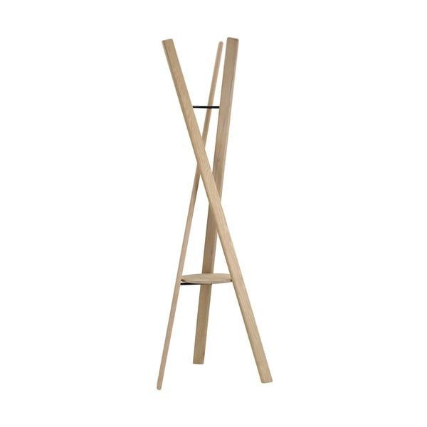 Věšák z dubového dřeva v přírodní barvě 62x176 cm Rakku – Blomus