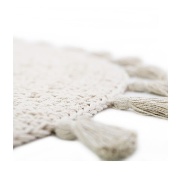 Krémový dětský koberec ø 120 cm Nila Ecru – Nattiot-image-4