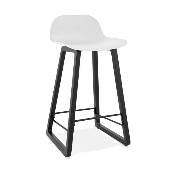 Bílá barová židle Kokoon Miky, výška sedu 69 cm