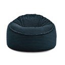 Tmavě modrý manšestrový sedací vak Socrate – Bobochic Paris