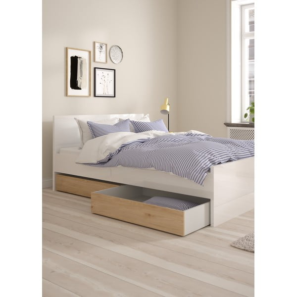 Šuplíky pod postel v přírodní barvě v sadě 2 ks Naia – Tvilum-image-1