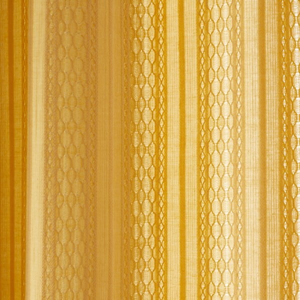 Žlutá záclona 140x229 cm Zofia Broderie Anglaise – Pineapple Elephant-image-1