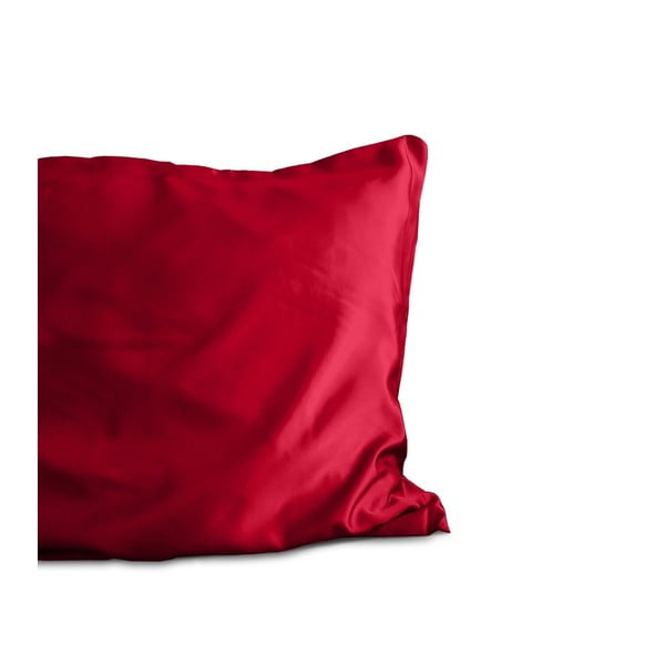 Červený povlak na polštář z mikroperkálu Sleeptime Skin Care, 60 x 70 cm