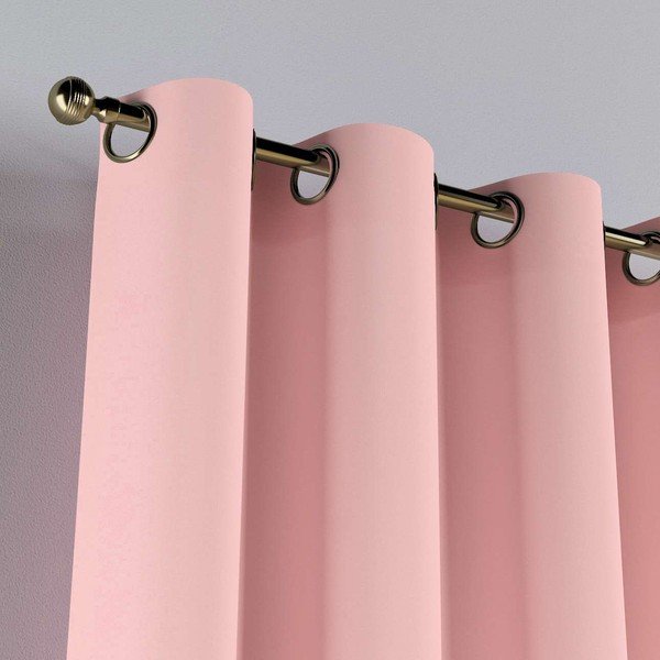 Růžový závěs 260x130 cm Happiness - Yellow Tipi-image-3