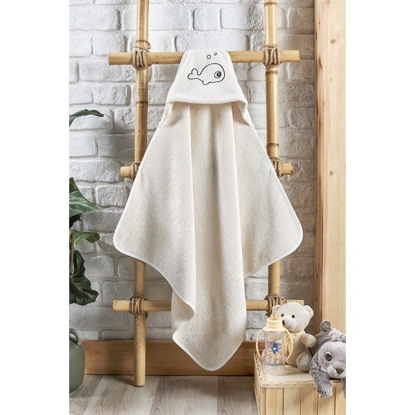 Béžová dětská osuška z bambusu a bavlny Mila - Lydia&Co-image-3