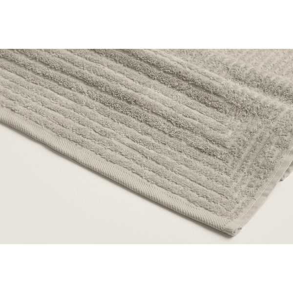 Béžové bavlněné ručníky a osušky v sadě 2 ks - Foutastic-image-2