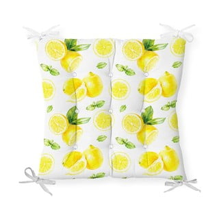 Podsedák s příměsí bavlny Minimalist Cushion Covers Sliced Lemon, 40 x 40 cm