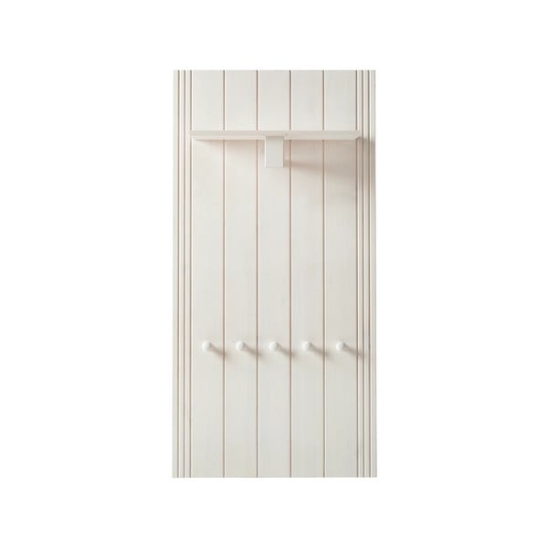 Bílá předsíňová sestava z borovicového dřeva 60x120x25 cm Anita – Støraa