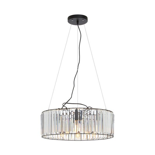 Závěsné svítidlo se skleněným stínidlem ø 50 cm Akiko – Premier Housewares-image-1