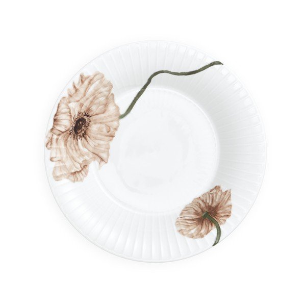 Bílý porcelánový hluboký talíř Kähler Design Hammershøi Poppy, ø 21 cm-image-2