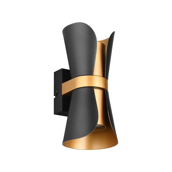 Nástěnné svítidlo v černo-bronzové barvě Coat – Trio-image-2