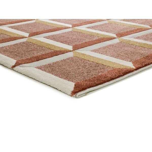 Koberec v terakotové barvě 80x150 cm Amara – Universal-image-4