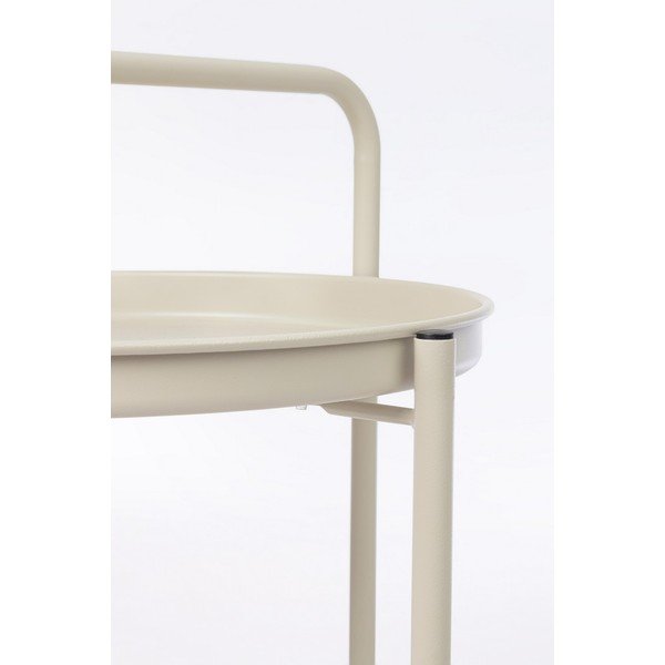 Ocelový servírovací stolek na kolečkách ø 44,5 cm Austin – Yes Everyday-image-2