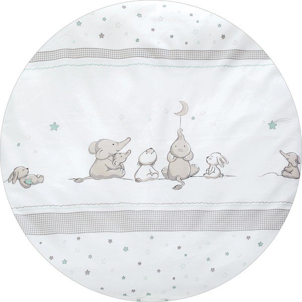 Světle šedá dětská ohrádka 119x104 cm Sternenzauber – Roba-image-3