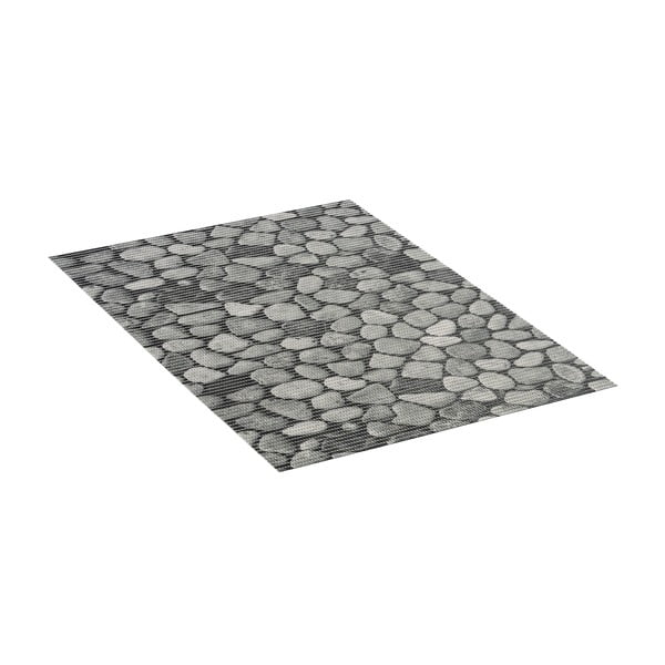Šedá plastová koupelnová předložka 50x80 cm Sassi – Wenko-image-2
