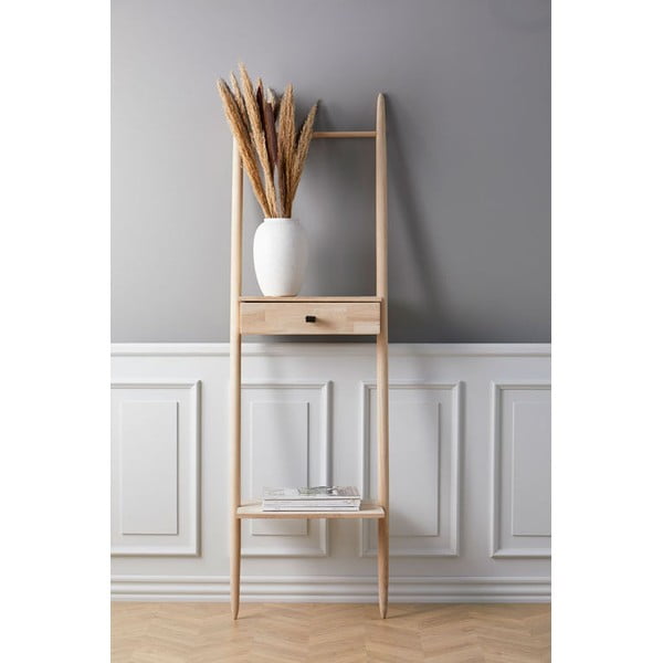 Regál z dubového dřeva v přírodní barvě 30x170 cm Ebern – Villa Collection-image-1