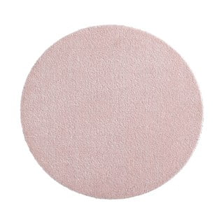 Růžová rohožka Hanse Home Soft and Clean, ø 75 cm