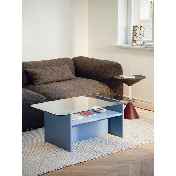 Světle žlutý konferenční stolek 63x110 cm Tovo – noo.ma-image-1