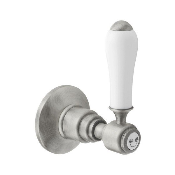 Podomítkový přepínač v matně stříbrné barvě Antea – Sapho