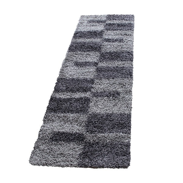 Tmavě šedý běhoun 80x250 cm Gala – Ayyildiz Carpets