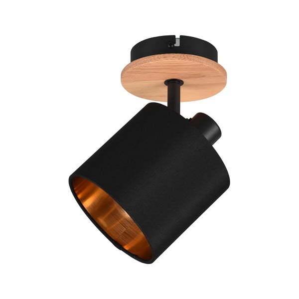 Bodové svítidlo v černo-přírodní barvě ø 12 cm Tommy – Reality-image-2