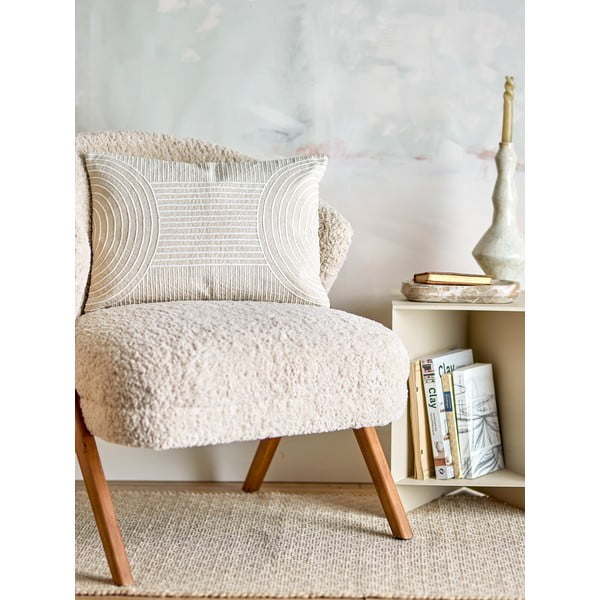 Dekorační polštář s příměsí lnu 35x50 cm Chun – Bloomingville-image-1