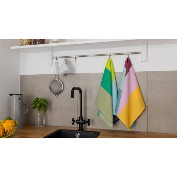 Sada 2 bavlněných kuchyňských utěrek Remember No. 22, 50 x 70 cm-image-1