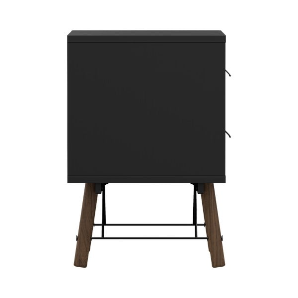 Tmavě hnědý noční stolek Ry – Tvilum-image-3