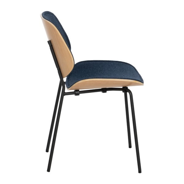 Tmavě modré jídelní židle v sadě 2 ks Elio – Ixia-image-3